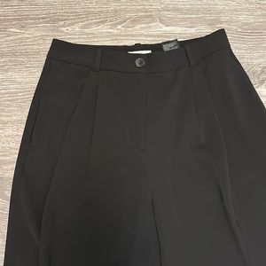 H&M High-Rise Straight-Leg Trousers | Size 8